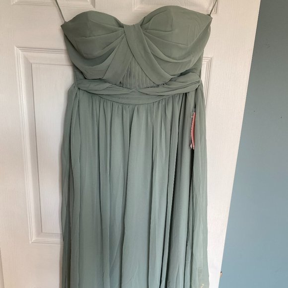 2 x Birdy Grey Grace convertible bridesmaid dress in S and M:  Sage Green - Picture 7 of 8